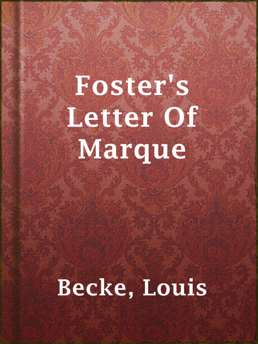 Cover image for Foster's Letter Of Marque